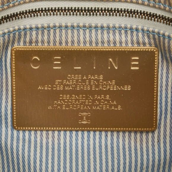 CELINE White Leather Shoulder Bag - Picture 11 of 14